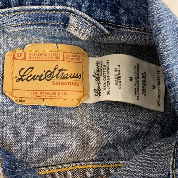 LEVI STRAUS denim jacket for kids, medium - Picture 2 of 6